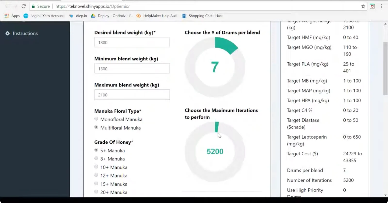 Honey Yield and Revenue Forecasting application
