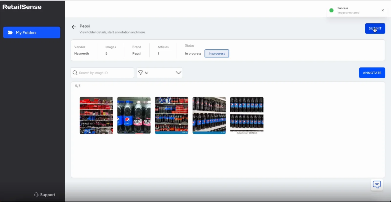 Automated Stock Counting and Procurement application